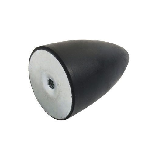 Support antivibratoire conique - AF860 - Berardi Bullonerie srl - en acier zingué / en caoutchouc