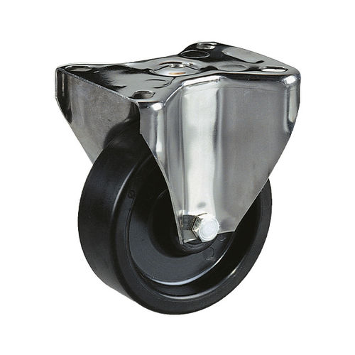 Roulette fixe - RH512F - Berardi Bullonerie srl - à platine / monobloc / pour charge légère