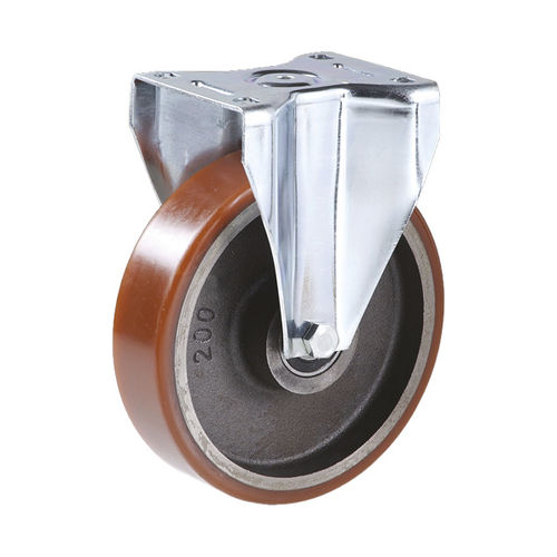 Roulette fixe - RH508F - Berardi Bullonerie srl - à platine / monobloc / de chariot