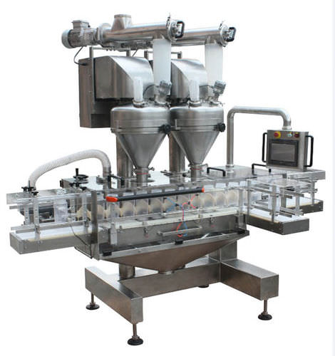 Remplisseuse automatique - AMTEC Packaging Machines - pour bouteilles en verre / pour poudre / pour granules