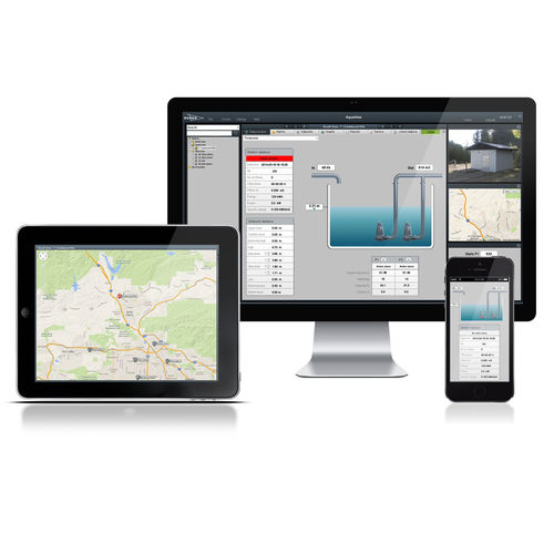 Logiciel de supervision - AquaView - FLYGT - d'acquisition de données / de SCADA / de contrôle