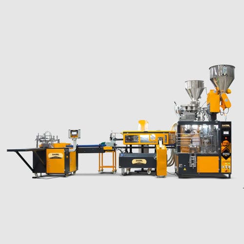 Ensacheuse verticale - PAKETTO 5050K - VD+VMDB - SAGBIL PACKAGING MACHINES - V-FFS / totalement automatique
