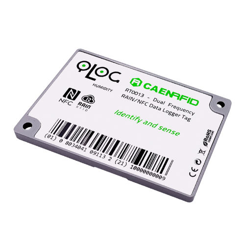Enregistreur de données de température et d'humidité - qLog HUMIDITY - RT0013 - CAEN RFID - RFID / NFC / sans écran