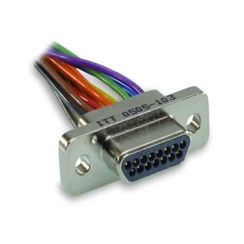 Connecteur RF - MDM  - ITT Cannon - micro-D / coaxial / rectangulaire