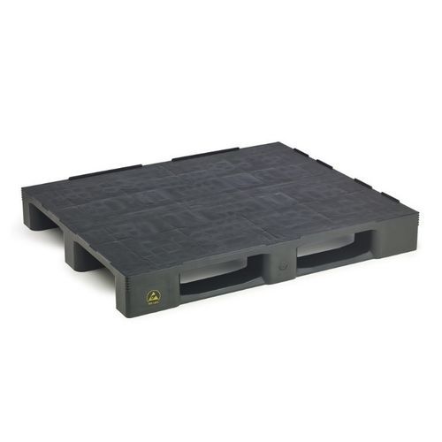 Palette en plastique - FLAT ESD 1210-C3 - NAECO PACKAGING - en plastique recyclé / industrielle / de transport