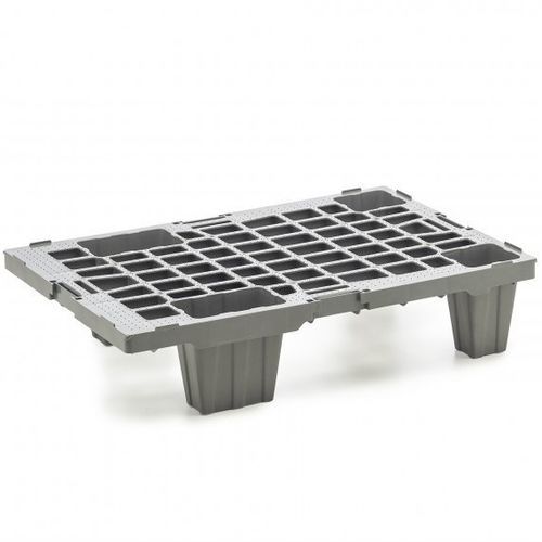 Quart-palette en plastique recyclé - BASIC - NAECO PACKAGING - ISO / de transport / de stockage