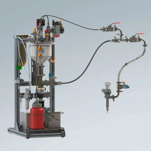 Système de dosage de colle - ViscoTec Pumpen- u. Dosiertechnik GmbH - de liquides / volumétrique