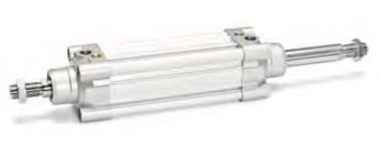 Vérin pneumatique - HDMP - ARTEC SRL - à double tige / double effet / en aluminium