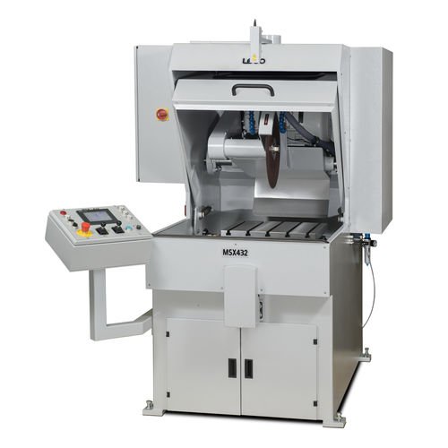Machine de découpe à lame rotative - MSX432 series - LECO - pour acier / automatique / de lames minces