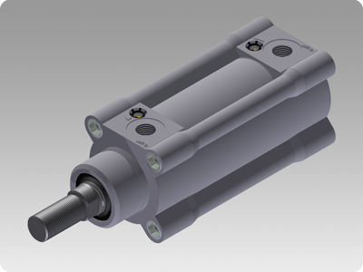 Vérin pneumatique - ISO 6431  - CMB Cilindri - double effet