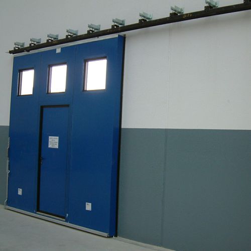 Porte coulissante - PS 3000 PRE - SACIL HLB - en métal / pour l'extérieur / industrielle