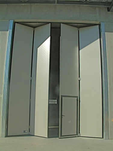 Porte pliante - PG 1500 - SACIL HLB - de hangar / industrielle / de grande dimension