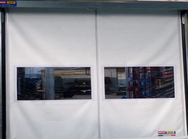 Porte à enroulement - ZIPPER BASE - SACIL HLB - pour l'intérieur / industrielle / autoréparable