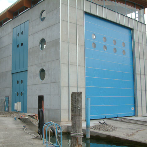 Porte à empilement - IP GOLIA - SACIL HLB - PVC / de hangar / industrielle