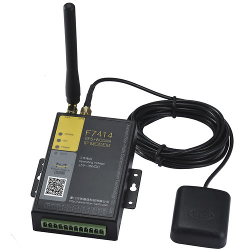 Modem cellulaire - F7414 - Xiamen Four-Faith Communication Technology Co.,Ltd - 3G / HSUPA / GPS