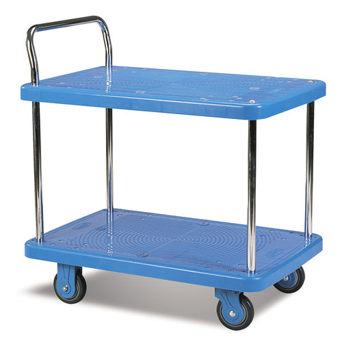 Chariot de manutention - PG series - i-lift Equipment Ltd. - en plastique / 2 niveaux / à plate-forme