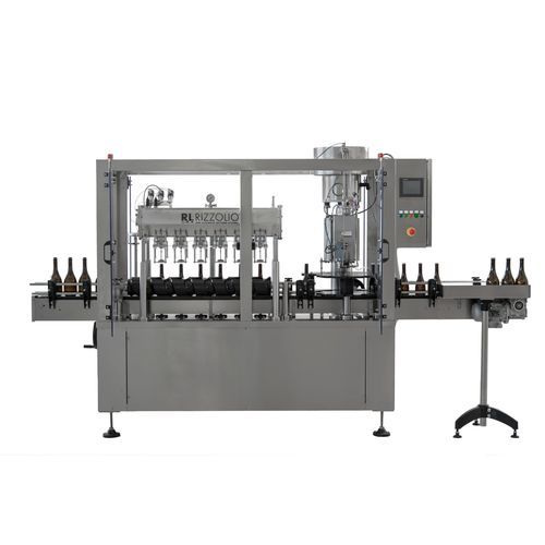 Capsuleuse couronne - 6-1-1 - Rizzolio s.r.l - automatique / pour bouteilles en verre / pour convoyage