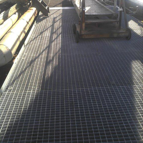 Caillebotis en acier - PRESS-WELDED OFFSHORE - JK TECHNIC - électroforgé / fortes charges / pour plate-forme