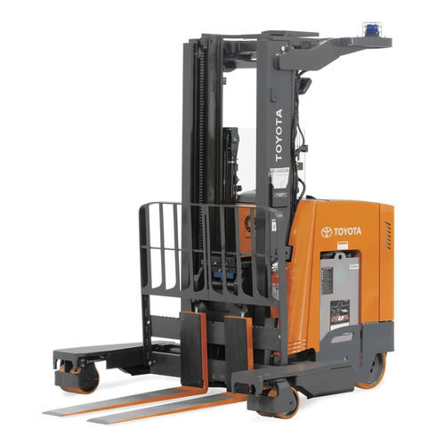 Chariot élévateur à mât rétractable multidirectionnel - RF1-MD1X45 - Toyota Industrial Equipment - électrique / à conducteur porté debout / pour allée étroite