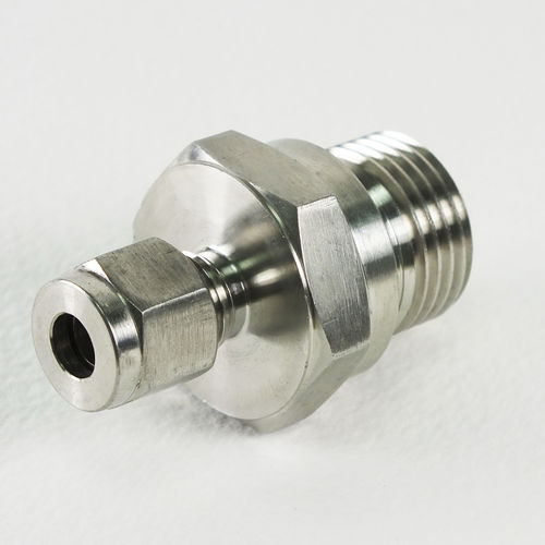 Raccord à compression - FS1P series - Temperature Technology Ltd - hydraulique / à visser / en acier inoxydable