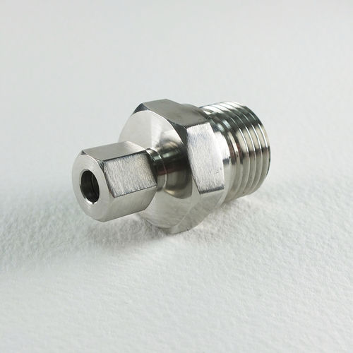 Raccord à compression - FS12P Series - Temperature Technology Ltd - hydraulique / à visser / en laiton nickelé