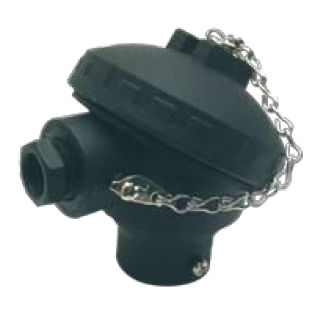Tête de raccordement en matière plastique - H-KPP-B - Temperature Technology Ltd - en polypropylène / pour capteur de température / IP68