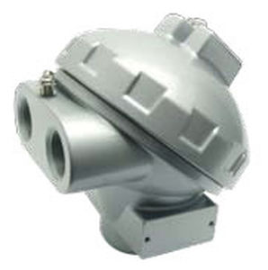 Tête de raccordement à double entrée - H-YCE series - Temperature Technology Ltd - aluminium / pour capteur de température