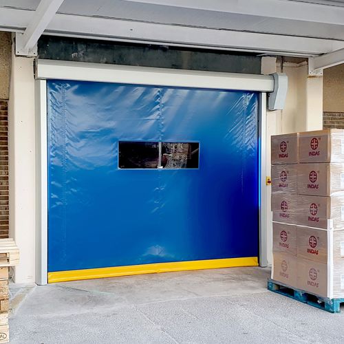 Porte à enroulement - Infraca - pour l'intérieur / de sécurité / autoréparable
