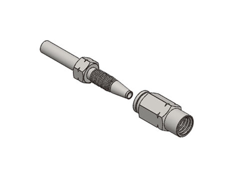 Raccord hydraulique - FD-CK-ZX - Ningbo Parmicro Fluid Technology CO.,LTD - fileté / push-in / en laiton nickelé