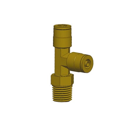 Raccord pneumatique - DOT-HDS - Ningbo Parmicro Fluid Technology CO.,LTD - fileté / push-in / en T