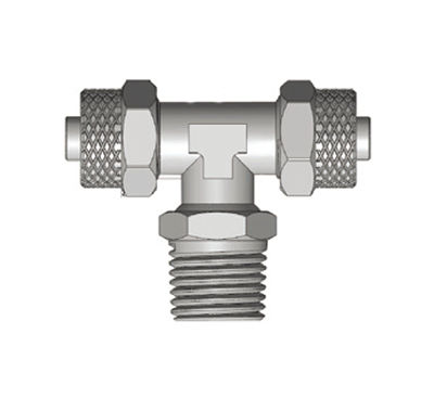 Raccord rapide - RPTS - Ningbo Parmicro Fluid Technology CO.,LTD - pour air comprimé / fileté / en T