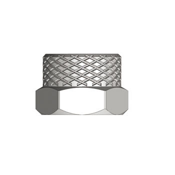 Écrou hexagonal - RPN - Ningbo Parmicro Fluid Technology CO.,LTD - en laiton nickelé / fileté