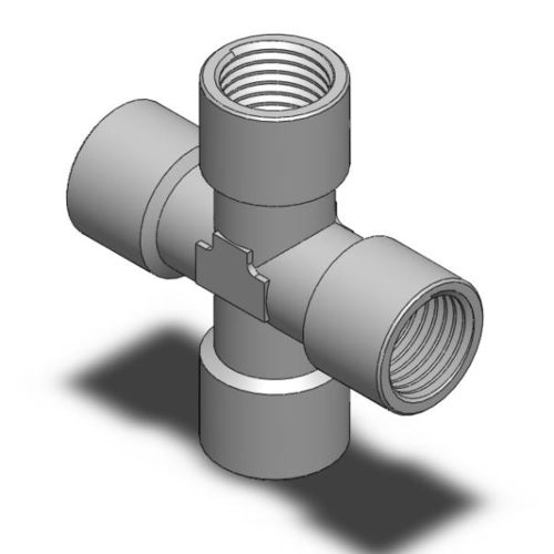 Raccord pneumatique - PFC - Ningbo Parmicro Fluid Technology CO.,LTD - fileté / en croix / BSPT
