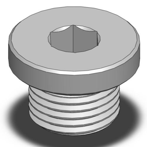 Bouchon rond - POH - Ningbo Parmicro Fluid Technology CO.,LTD - mâle / en laiton nickelé / de joints toriques