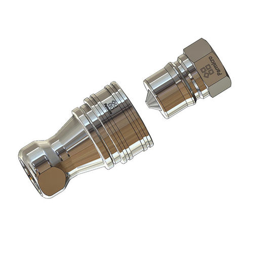 Raccord rapide - KZF  - Ningbo Parmicro Fluid Technology CO.,LTD - hydraulique / fileté / en inox