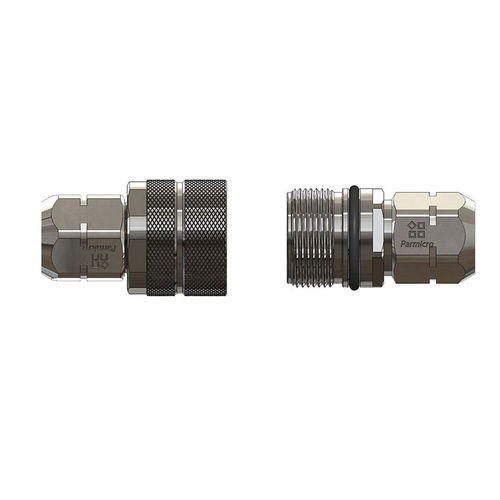 Raccord rapide - HQS-TF - Ningbo Parmicro Fluid Technology CO.,LTD - hydraulique / à visser / en laiton