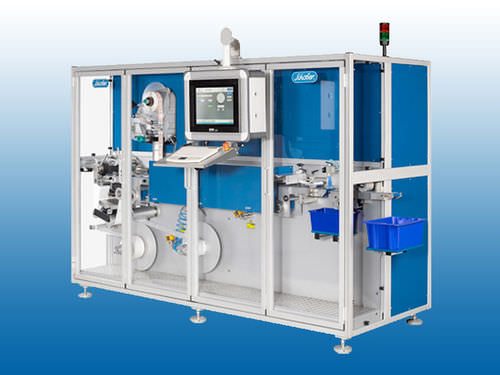 Machine d'impression-pose d'étiquettes pour étiquettes - SCHOBER - d'étiquettes RFID / couleur / automatique