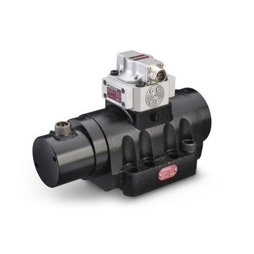 Distributeur hydraulique à tiroir - 79-200 - Moog GmbH - Niederlassung Memmingen - pilote / électrohydraulique / 3 voies