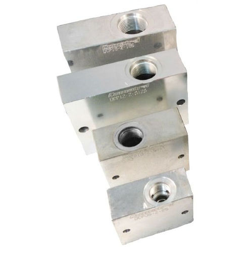 Manifold 2 voies - DCP Series - Comatrol - en aluminium / pour électrovanne / hydraulique