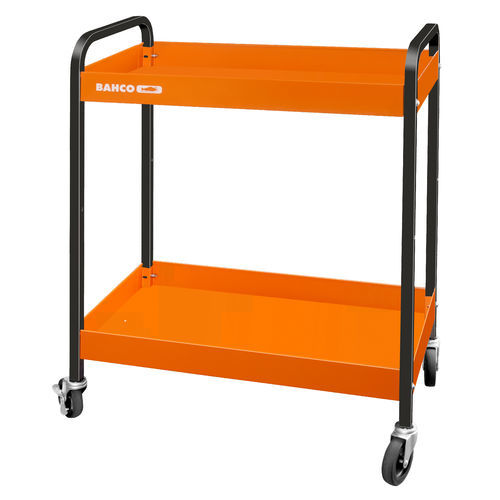 Chariot d'atelier - 1470KC2 - BAHCO - aluminium / 2 niveaux / pour bacs de stockage