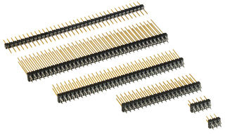 Barrette de contact à deux rangées - 972-nn090-9a - ept - droite / press-fit / 2,54 mm (0.100")