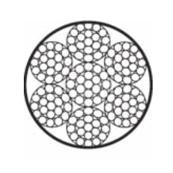 Câble métallique en acier inoxydable - 6x19-WSC - Carl Stahl Technocables GmbH - gainé