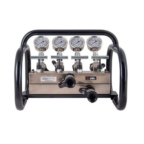 Manifold 4 voies - BVA Hydraulics - en acier