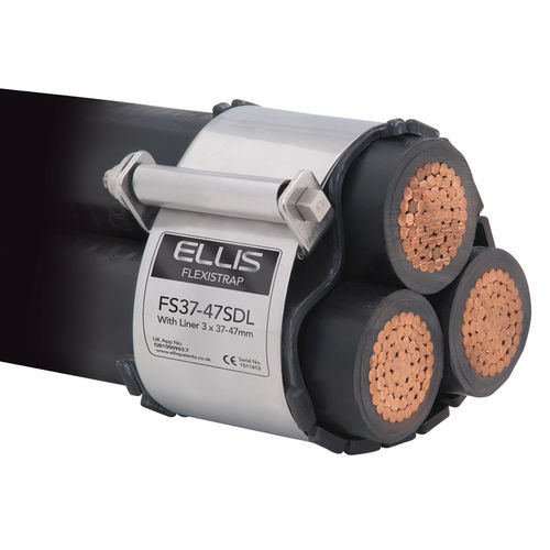 Collier pour câble électrique en acier inoxydable - Flexi-Strap series - Ellis - forte charge