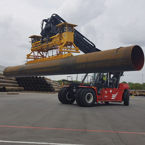 Palonnier à ventouse pour charges lourdes - Aerolift Industrials B.V. - pour canalisations / horizontal / sécurisé