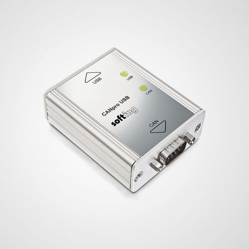Carte d'interface USB - CANpro USB - Softing Industrial Automation - CAN / industrielle / avec port ultrarapide