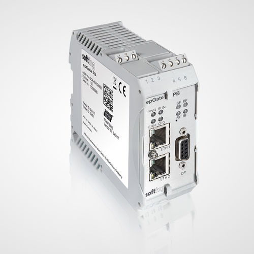 Passerelle de communication - epGate PB - Softing Industrial Automation - industrielle / EtherNet/IP / RS-485