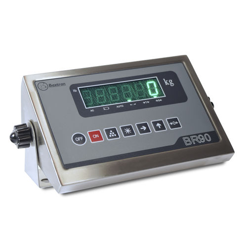 Indicateur de pesage affichage à LED - BR90 - GIROPES - benchtop / IP64 / en acier inoxydable
