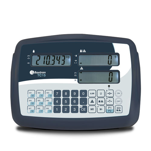 Indicateur de pesage affichage LCD - TC15 - GIROPES - benchtop / avec batterie