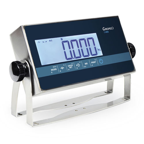 Indicateur de pesage affichage LCD - GI400 LCD - GIROPES - IP65 / IP54 / IP68